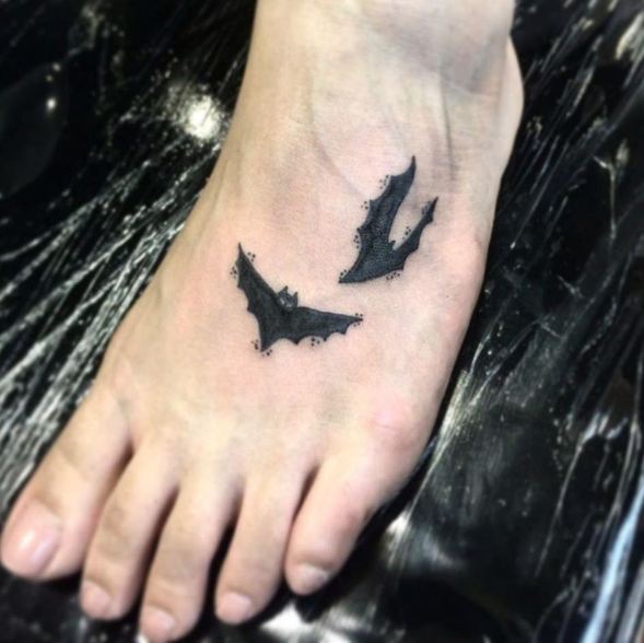 Bat Feminine Tattoos
