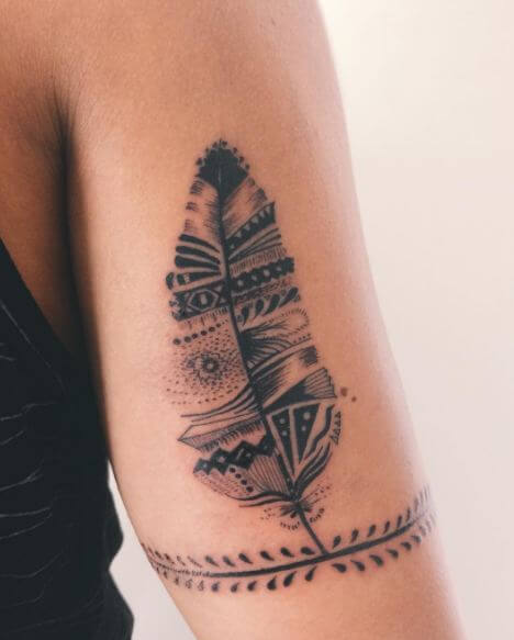 Beautiful Feather Tattoos