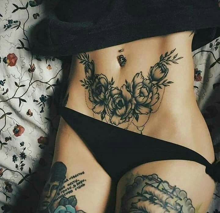 Belly Button Tattoos For Females (1)