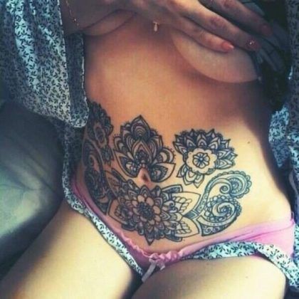 Belly Button Tattoos For Females (11)
