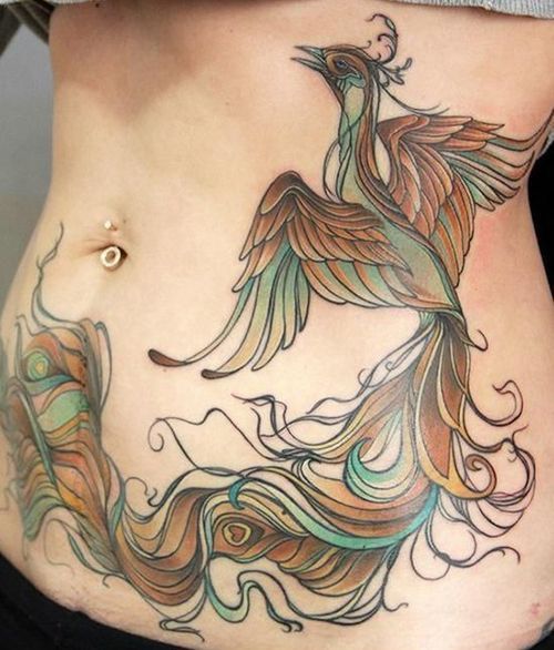 Belly Button Tattoos For Females (21)
