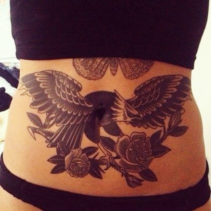 Belly Button Tattoos For Females (45)