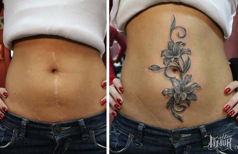 Belly Button Tattoos For Females (54)