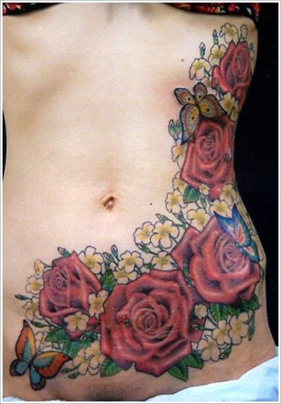Belly Button Tattoos For Females (7)