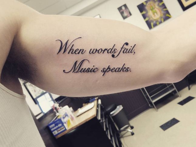 Best Quotes Tattoos On Inner Biceps
