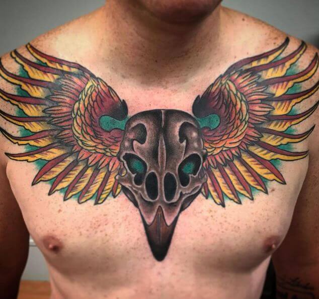 Bird Skull Tattoo (1)