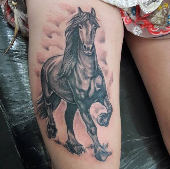 Black Horse Tattoo