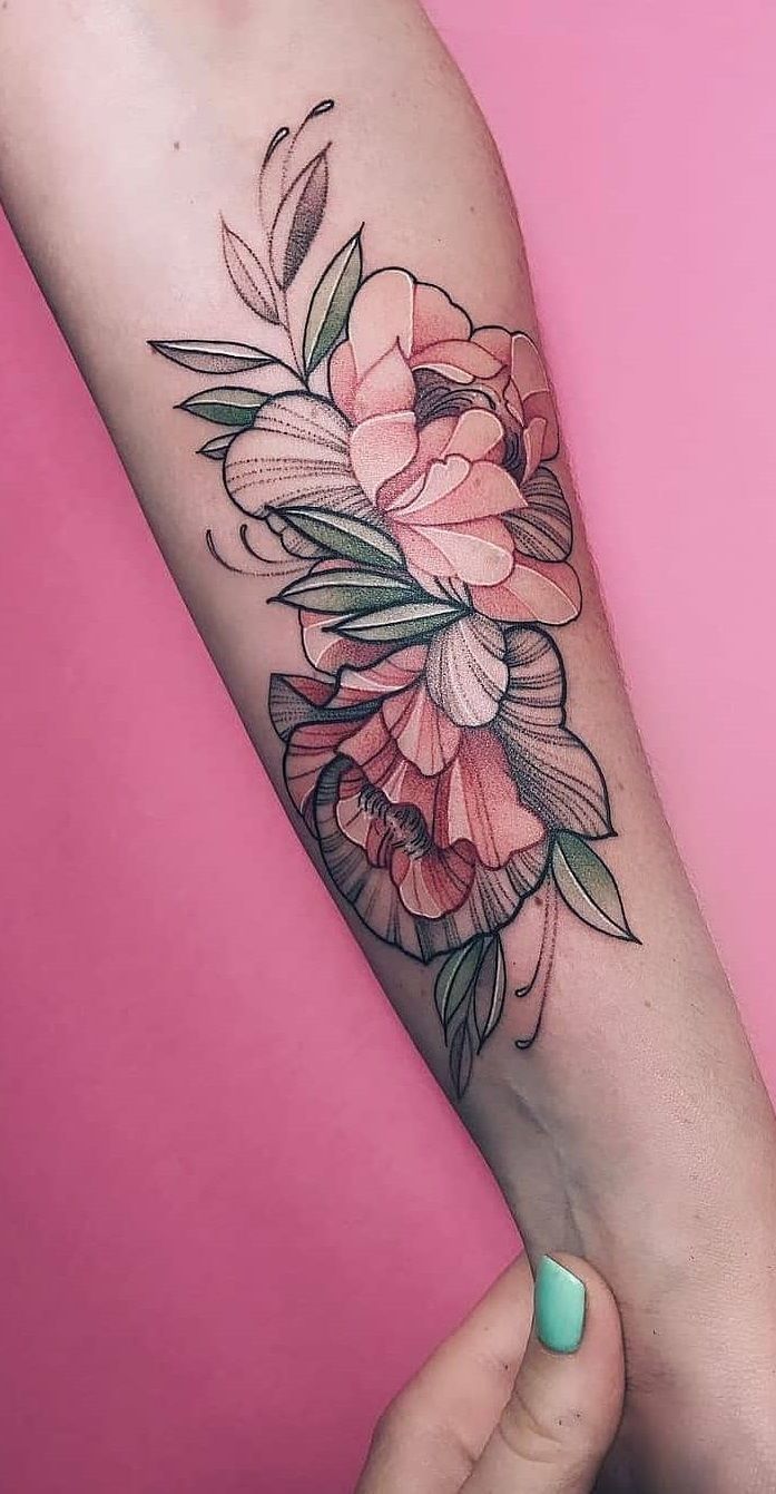 220+ Flower Tattoos Meanings and Symbolism (2023) Different Type of Designs  & Ideas