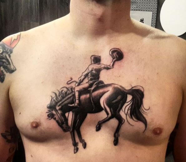 Bucking Horse Tattoo