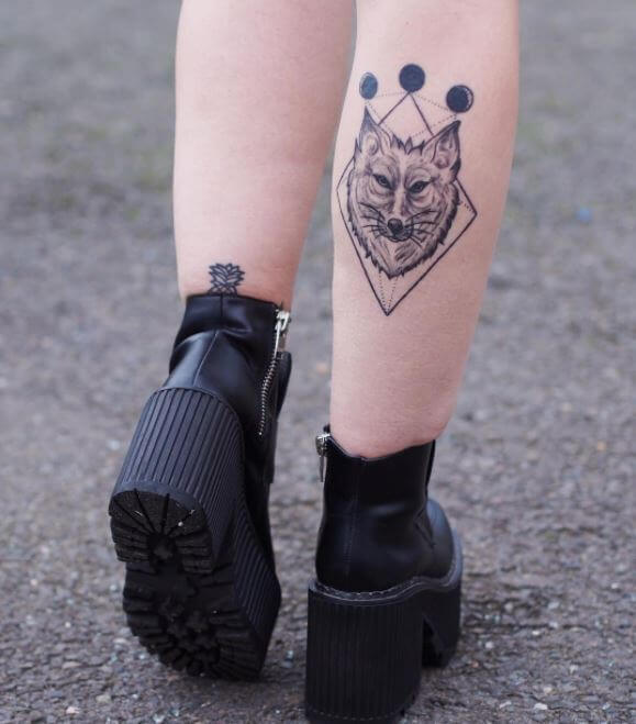 Calf Tattoos For Women