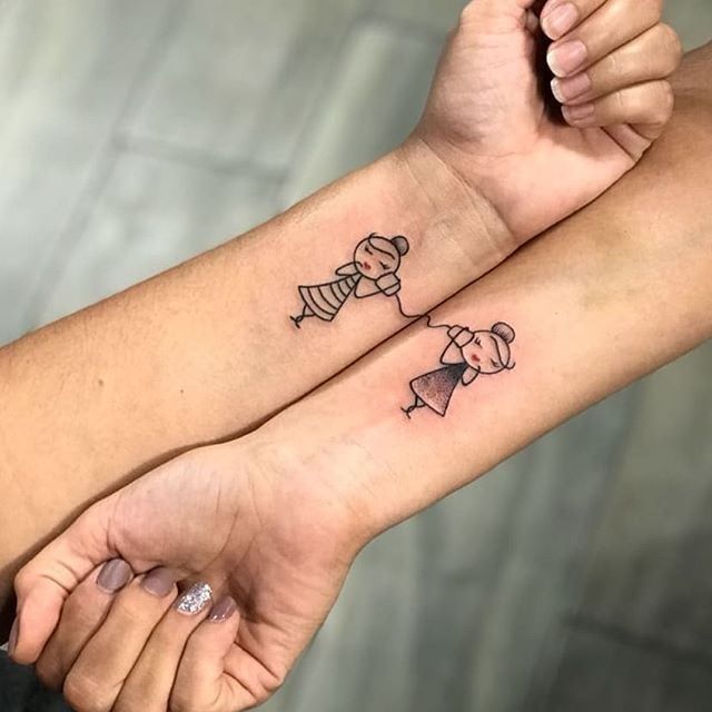 Cool Matching Tattoos For Friends (1)
