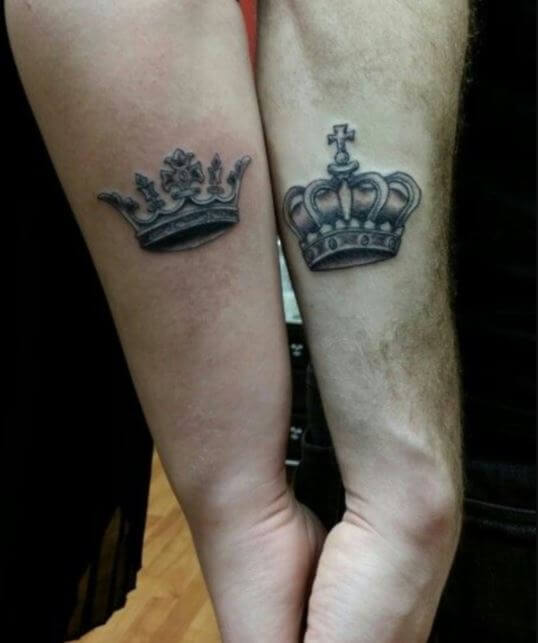 Couple Tattoo Ideas King And Queen