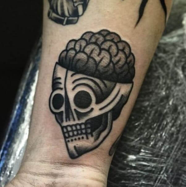 Crazy Skull Tattoos