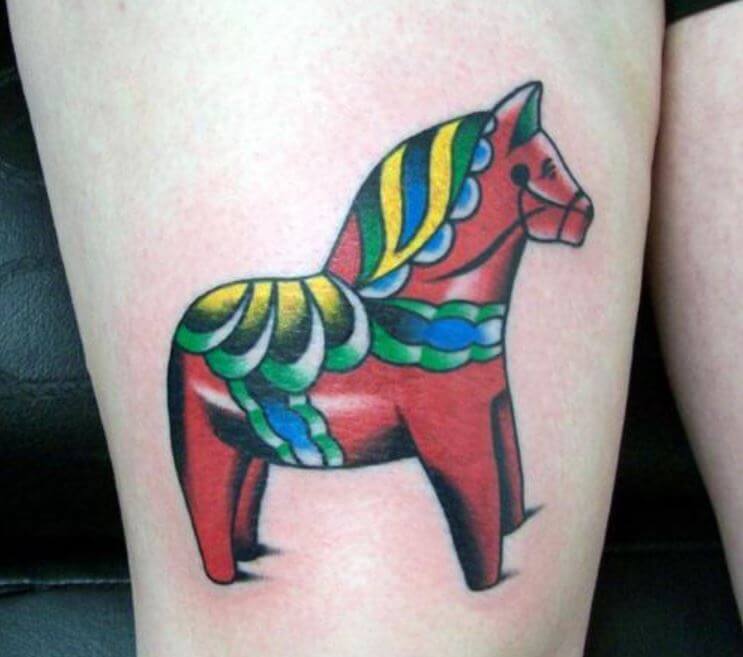 Dala Horse Tattoo