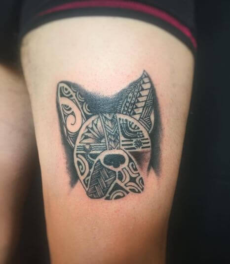 Dog Maori Tattoos