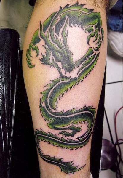 Dragon Tattoos On Legs