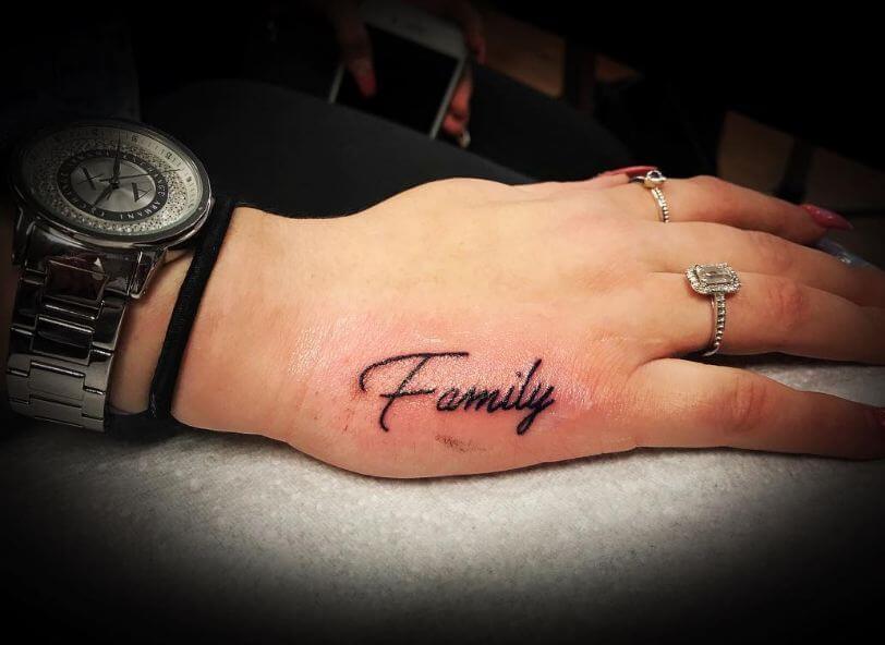 Family Hand Tattoos