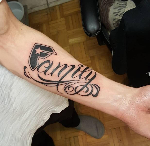 Family Words Tattoos