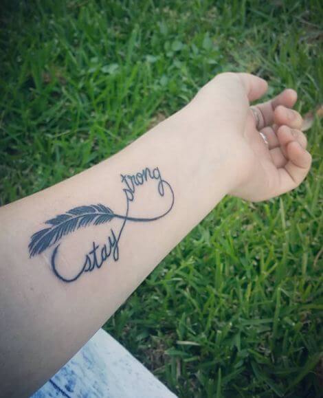 Feather Tattoos For Forearm