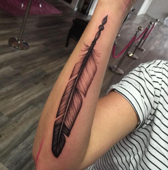 Feather Tattoos For Women
