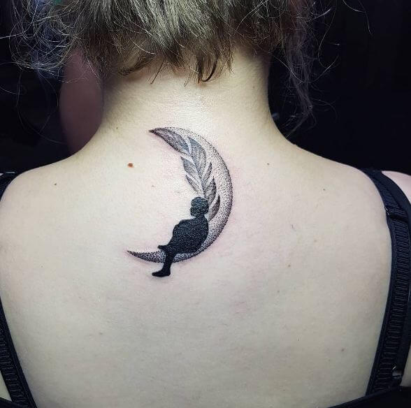 Feather Tattoos On Back