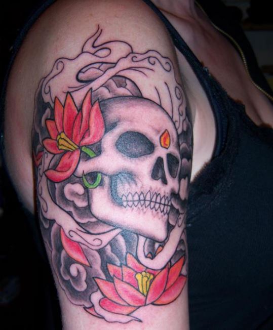 Feminine Skull Tattoos