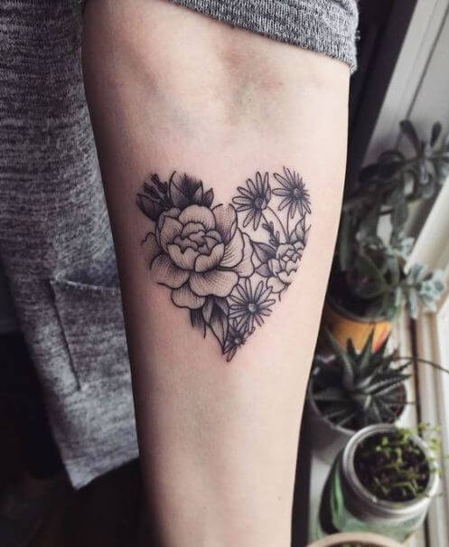 Flower Tattoos On Arm