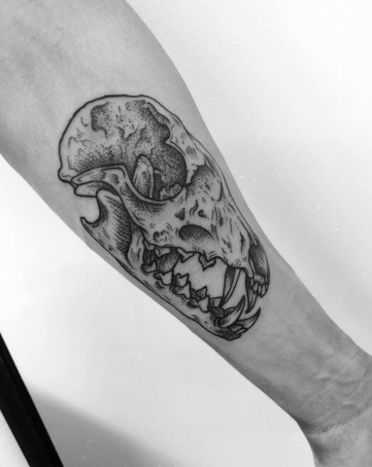 Fox Skull Tattoo