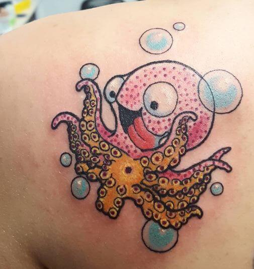 Funny Baby Octopus Tattoos