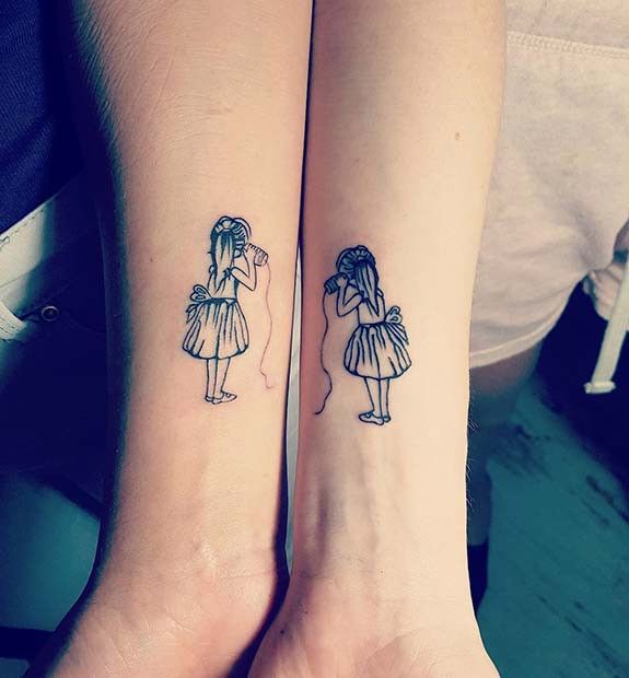 Girl Best Friend Matching Tattoos (4)