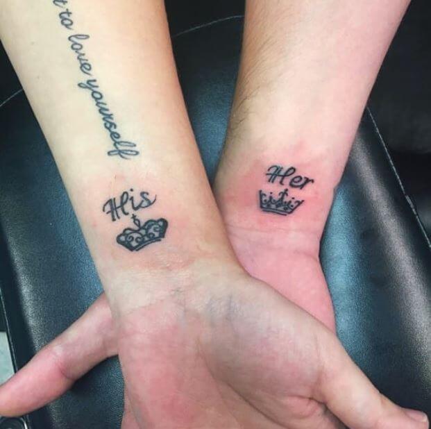 Her King And His Queen Tattoos