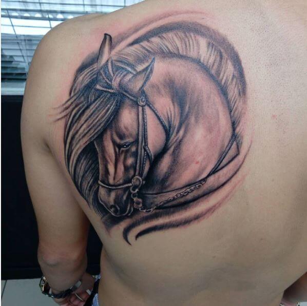 Horse Tattoo For Man