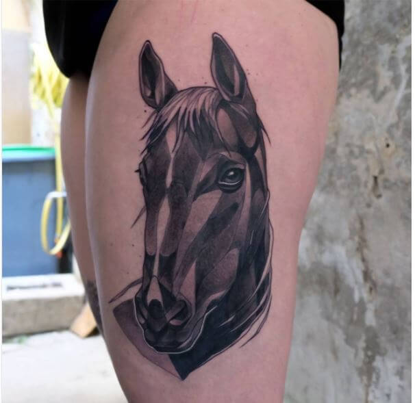 Horse Tattoo For Woman