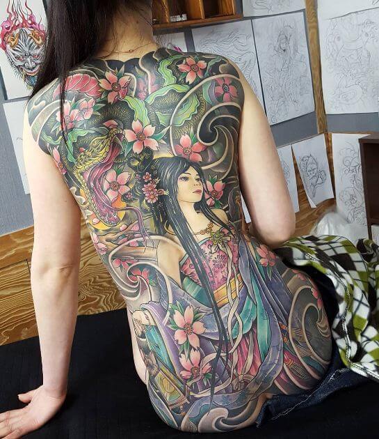 Japanese Female Tattoos