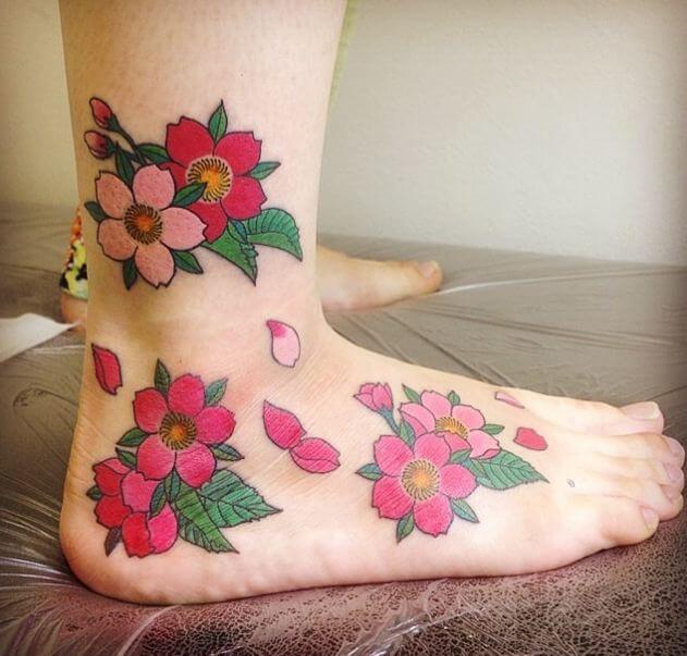 Japanese Foot Tattoos