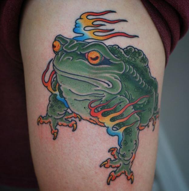 Japanese Frog Tattoos