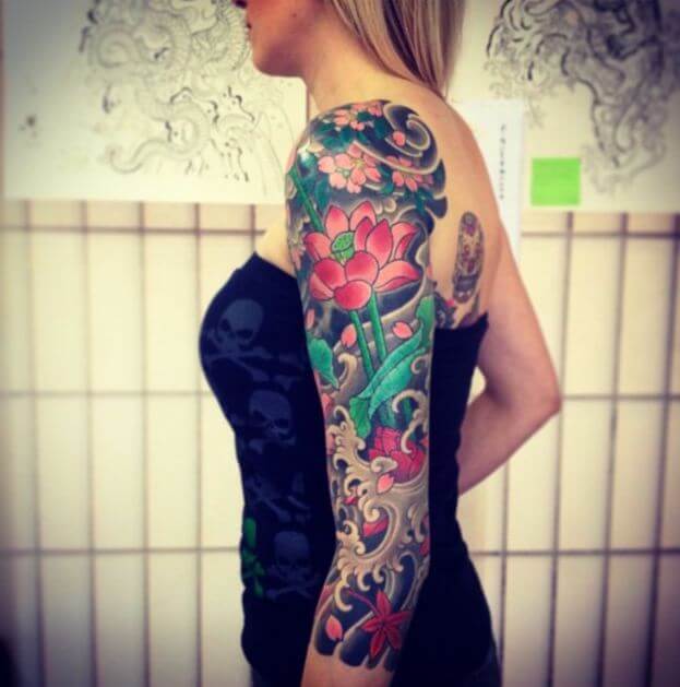 Japanese Rose Tattoo