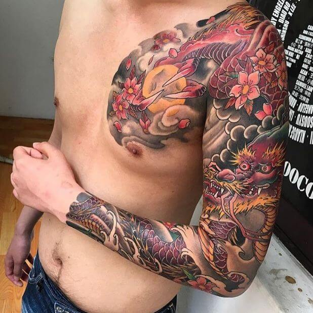 130+ Traditional Japanese Tattoos Sleeve For Men (2023)