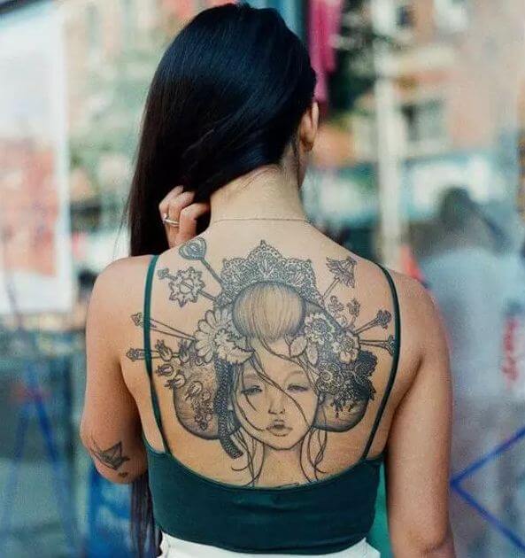 Japanese Womens Tattoos