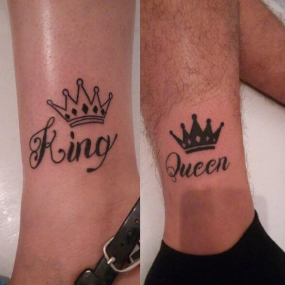 King And Queen Tattoo Font
