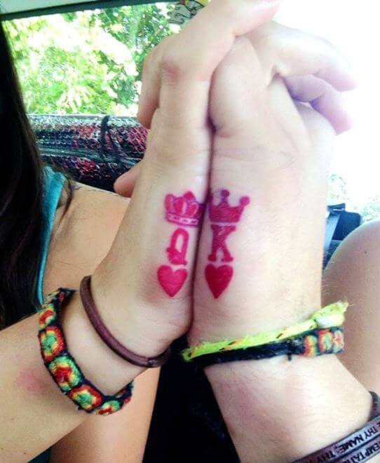 King And Queen Tattoos For Couples (1)