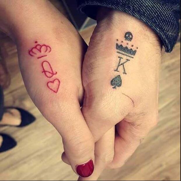 King And Queen Tattoos Images