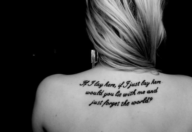 Love Quote For Tattoos