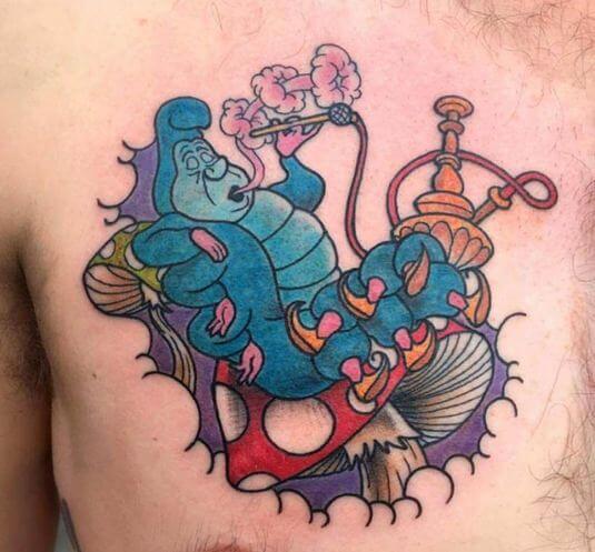 Lovely Alice In Wonderland Tattoos