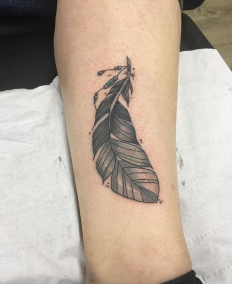Lovely Feather Tattoos