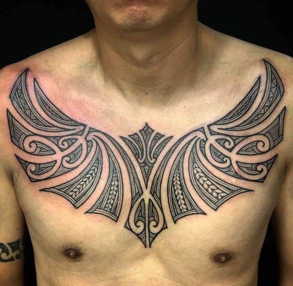 Maori Tattoos On Chest