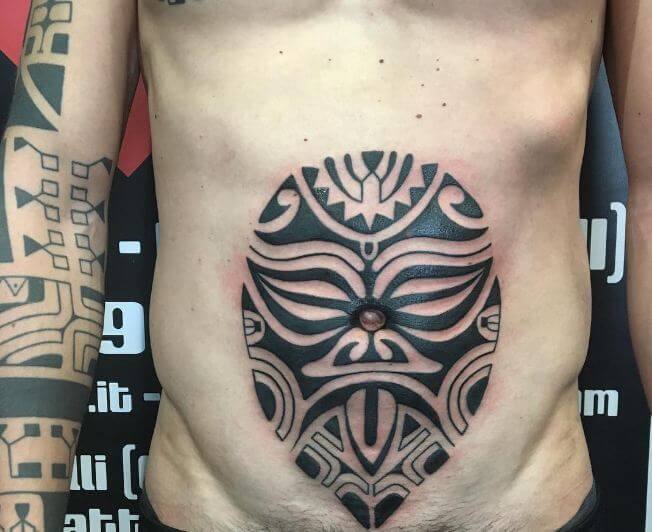 Maori Tattoos On Stomach