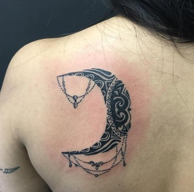 Moon Maori Tattoos For Girls