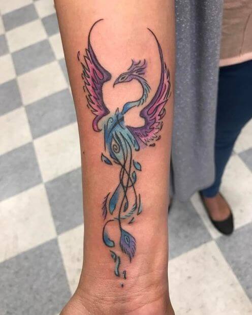 Phoenix Tattoo Arm