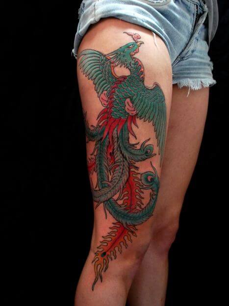 Phoenix Tattoo Japanese